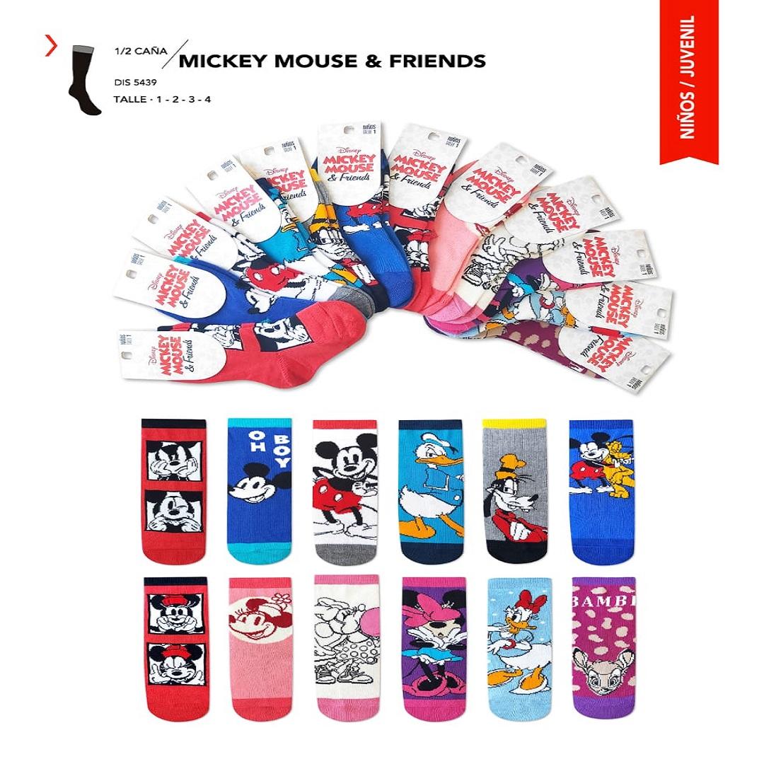 MEDIA 1/2 CAÑA MICKEY MOUSE AND FRIENDS TALLE 4 ELEMENTO